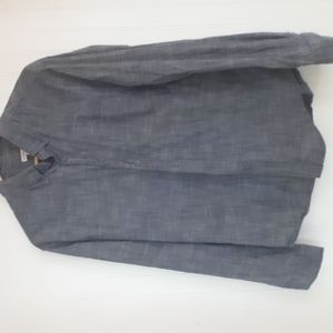 Chambrey 100% cotton button down size L mens